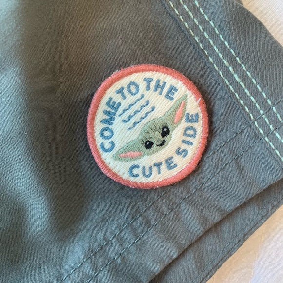 StarWars Baby Yoda GAP matching Swim Shorts and Rash-guard - Picture 3 of 12